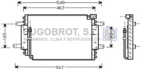 Condensador 62-SZ5027 - CONDENSADOR 2 DRS SUZUKI VITARA