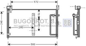 Condensador 62-SZ5038 - CONDENSADOR 1.3 I - 16V./1.6 I - 16V./1.8 I - 16V. SUZUKI BA