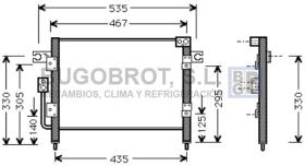 Condensador 62-SZ5040 - CONDENSADOR 4 DRS SUZUKI VITARA