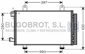 Condensador 62-SZ5090 - CONDENSADOR ALL FIAT SEDICI