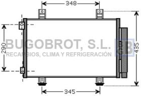 Condensador 62-SZ5116 - CONDENSADOR 1.0 I - 12V./1.2 I - 16V. OPEL AGILA