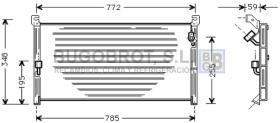 Condensador 62-TO5130 - CONDENSADOR 2.0 I - 16V. TOYOTA RAV 4/RAV 4 NATO