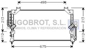 Condensador 62-TO5191 - CONDENSADOR SV 20 / SV 21 / CV 20 / CV 21 TOYOTA CAMRY II