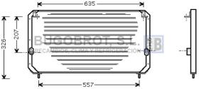 Condensador 62-TO5202 - CONDENSADOR TOYOTA CARINA E