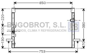 Condensador 62-TO5213 - CONDENSADOR 2.4 I - 16V. TOYOTA PREVIA