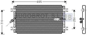 Condensador 62-TO5243 - CONDENSADOR TOYOTA LAND CRUISER