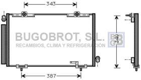 Condensador 62-TO5250 - CONDENSADOR ALL TOYOTA AVENSIS