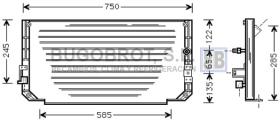 Condensador 62-TO5271 - CONDENSADOR SEDAN / WAGON TOYOTA COROLLA