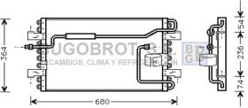 Condensador 62-TO5272 - CONDENSADOR 2.4/2.8 TOYOTA CRESSIDA