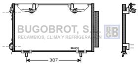 Condensador 62-TO5327 - CONDENSADOR ALL TOYOTA AVENSIS