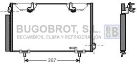 Condensador 62-TO5328 - CONDENSADOR ALL TOYOTA AVENSIS