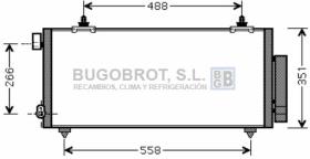 Condensador 62-TO5381 - CONDENSADOR 1.8 I - 16V. VVTI TOYOTA CELICA VI