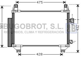 Condensador 62-TO5407 - CONDENSADOR 1.4 D4D  TOYOTA YARIS PROD FRANCE