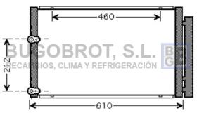 Condensador 62-TO5429 - CONDENSADOR 1.5 I - 16V. VVTI HYBRID TOYOTA PRIUS