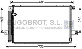 Condensador 62-TO5559 - CONDENSADOR 2.0/2.2 D4D  TOYOTA AVENSIS