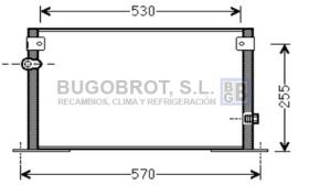 Condensador 62-TO5562 - CONDENSADOR ALL TOYOTA HILUX