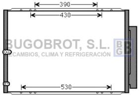 Condensador 62-TO5568 - CONDENSADOR 3.0 I - 24V. LEXUS RX300