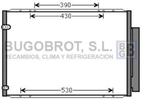 Condensador 62-TO5573 - CONDENSADOR 3.5 I - 24V. LEXUS RX350