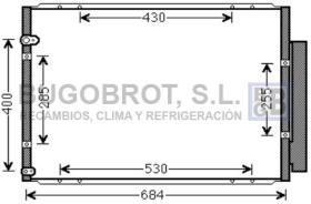 Condensador 62-TO5574 - CONDENSADOR 3.3 I - 24V. HYBRID LEXUS RX400H