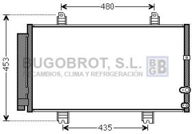 Condensador 62-TO5653 - CONDENSADOR LEXUS GS300 GS350 GS430