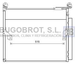 Condensador 62-TO5655 - CONDENSADOR TOYOTA LANDCRUISER