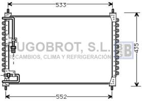 Condensador 62-VO5074 - CONDENSADOR 2.0 I / 2.0 I / 2.3 I - 16V./2.3 I / TURBO / TD