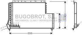 Condensador 62-VO5078 - CONDENSADOR 2.0 I /2.0I/2.3I - 16V./2.3 I/TURBO VOLVO 90 SER