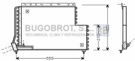 Condensador 62-VO5131 - CONDENSADOR VOLVO 90 SERIE