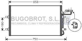 Condensador 62-VO5140 - CONDENSADOR VOLVO 30 SERIE/40 SERIE/50 SERIE/C70 II