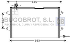 Condensador 62-VW5146 - CONDENSADOR ALL VOLKSWAGEN GOLF IV CABRIO