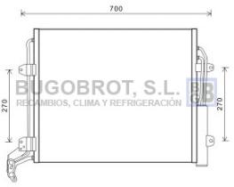 Condensador 62-VW5324 - CONDENSADOR SEAT ALHAMBRA