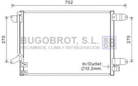 Condensador 62-VW5330 - CONDENSADOR VOLKSWAGEN BEETLE JETTA