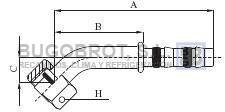 Racor 65-22480 - RACOR HEMBRA ROTALOCK. 45º