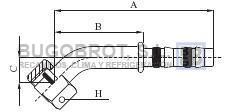 Racor 65-22482 - RACOR HEMBRA ROTALOCK. 45º