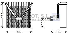 Evaporador 70-AIV022 - EVAPORADOR AUDI A2 AUDI A6