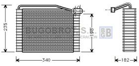 Evaporador 70-AIV149 - EVAPORADOR AUDI A4 QUATTRO