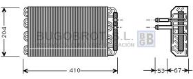 Evaporador 70-BWV019 - EVAPORADOR BMW SERIE 7 E38