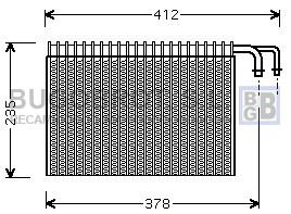 Evaporador 70-BWV268 - EVAPORADOR BMW SERIE 7 E6