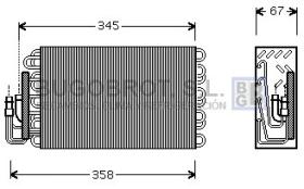 Evaporador 70-BWV272 - EVAPORADOR BMW SERIE 3 E36