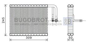 Evaporador 70-BWV402 - EVAPORADOR BMW SERIE 5 F07 F10