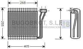 Evaporador 70-CRV041 - EVAPORADOR CHRYSLER VOYAGER IV