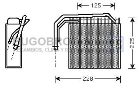 Evaporador 70-CRV061 - EVAPORADOR CHRYSLER VOYAGER V