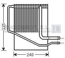 Evaporador 70-CRV099 - EVAPORADOR CHRYSLER VOYAGER VI