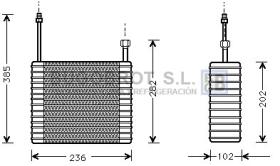 Evaporador 70-FDV021 - EVAPORADOR FORD BRONCO EXPLORER RANGER