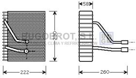 Evaporador 70-FDV330 - EVAPORADOR FORD FIESTA FUSION