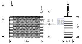 Evaporador 70-FDV359 - EVAPORADOR FORD EXPLORER
