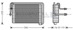 Evaporador 70-FTV021 - EVAPORADOR FIAT TEMPRA TIPO