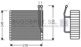 Evaporador 70-JEV012 - EVAPORADOR JEEP CHRYSLER GRAND CHEROKEE