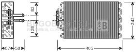 Evaporador 70-MSV375 - EVAPORADOR MERCEDES CLASE E W210