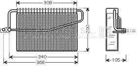 Evaporador 70-MSV381 - EVAPORADOR MERCEDES CLASE C C209 W203